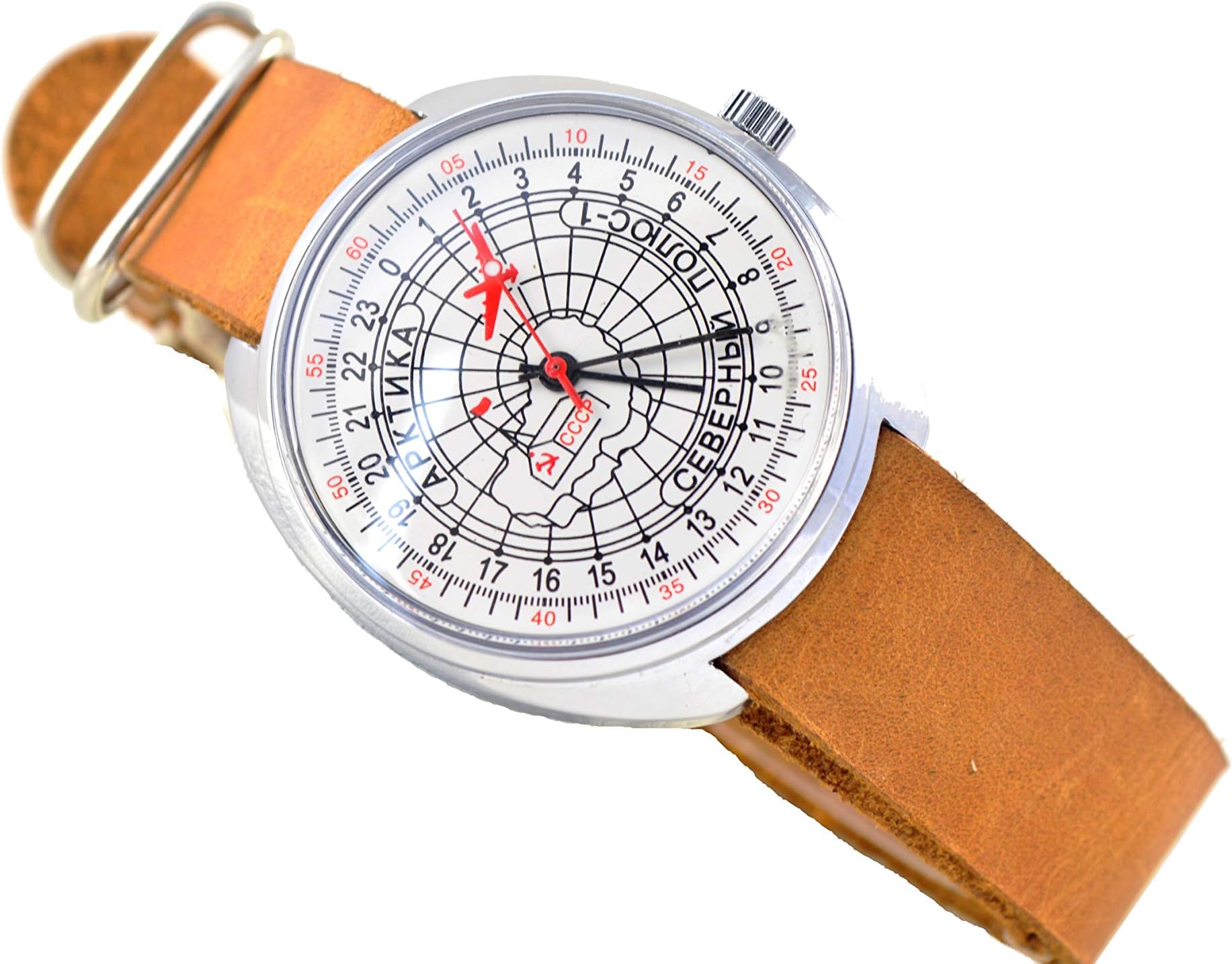 Raketa Expedition Mens Watch 24 Hours Antarctica 19J Original Petrodvorets