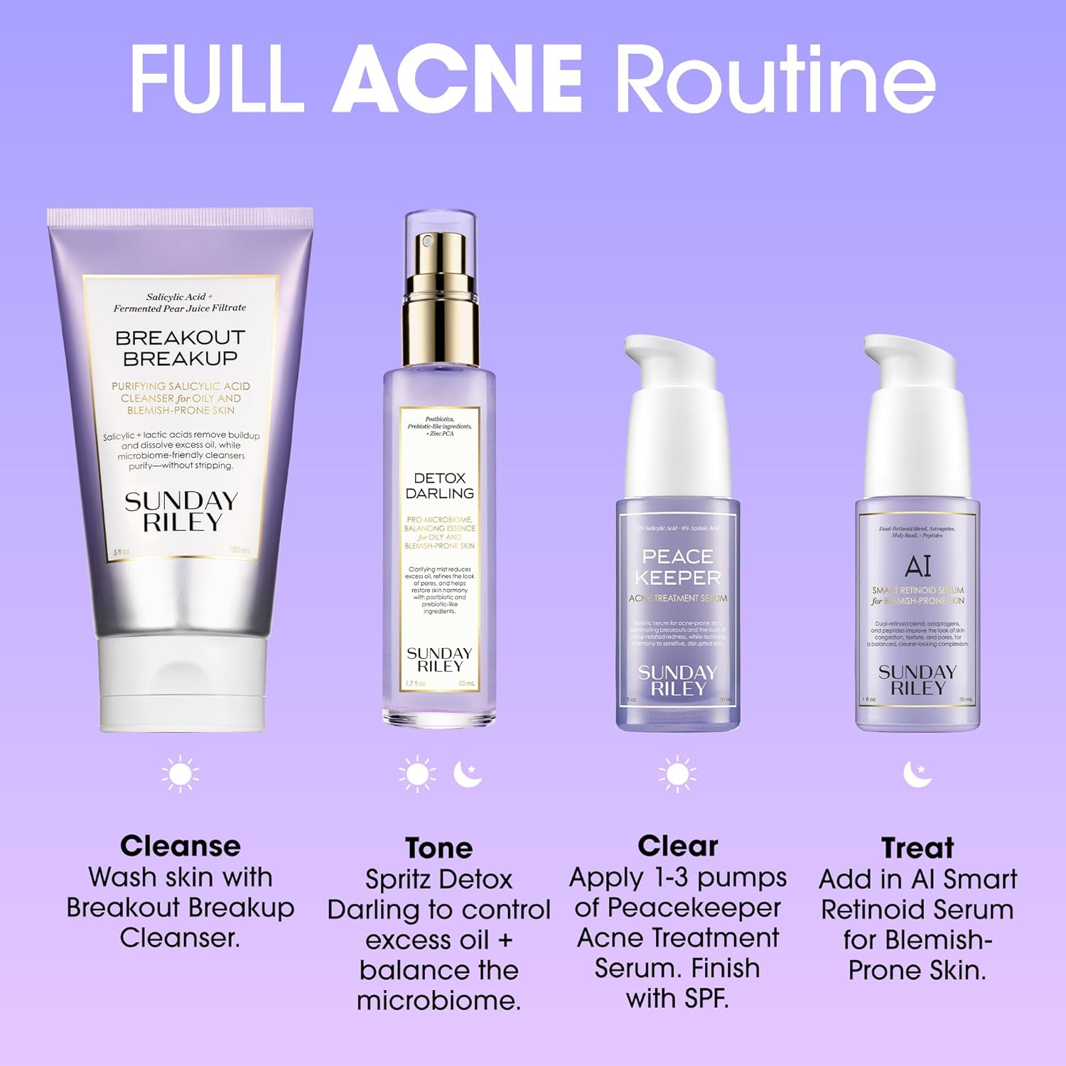 Sunday Riley Breakout Breakup Salicylic Acid Cleanser for Blemish-Prone Skin - Image 7