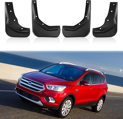 BDFHYK Protectores de barro para salpicaduras, 4 unidades de protectores de barro laterales delanteros y traseros compatibles para escape 2013-2019