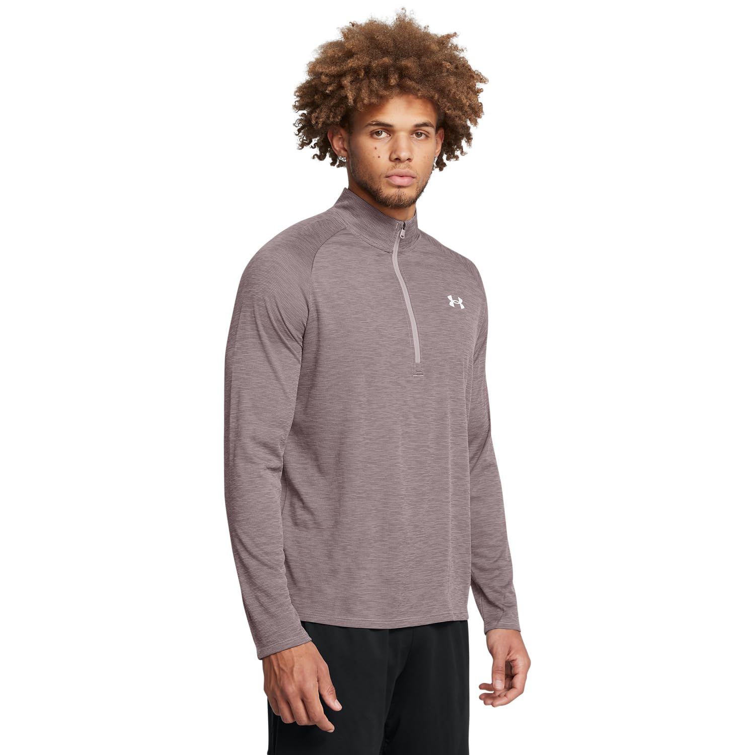 Under Armour Mens Tech Half Zip Top Tetra Grey XL