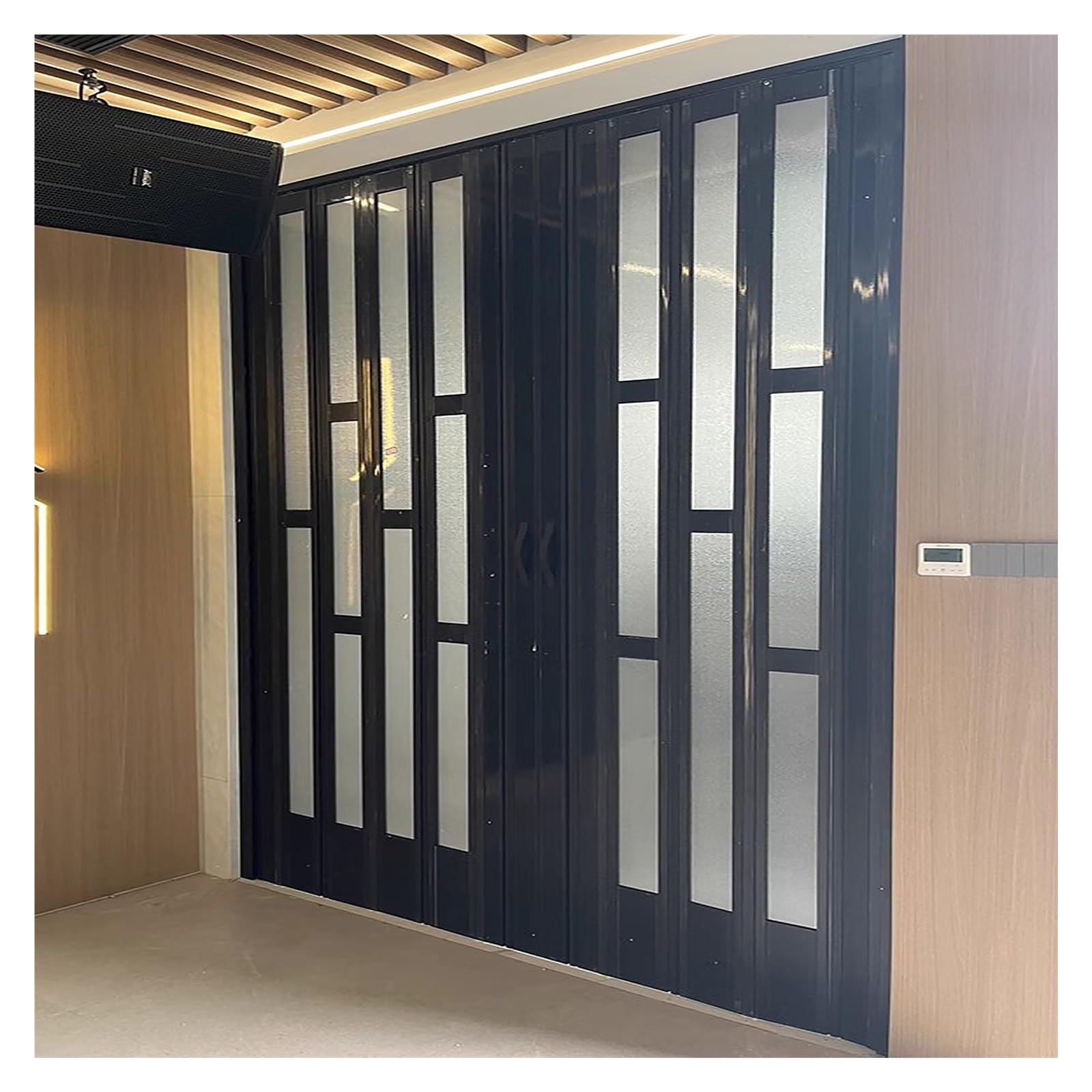 Accordion Doors for Doorway Black, 24 30 32 36 40 42 48 60 72 80