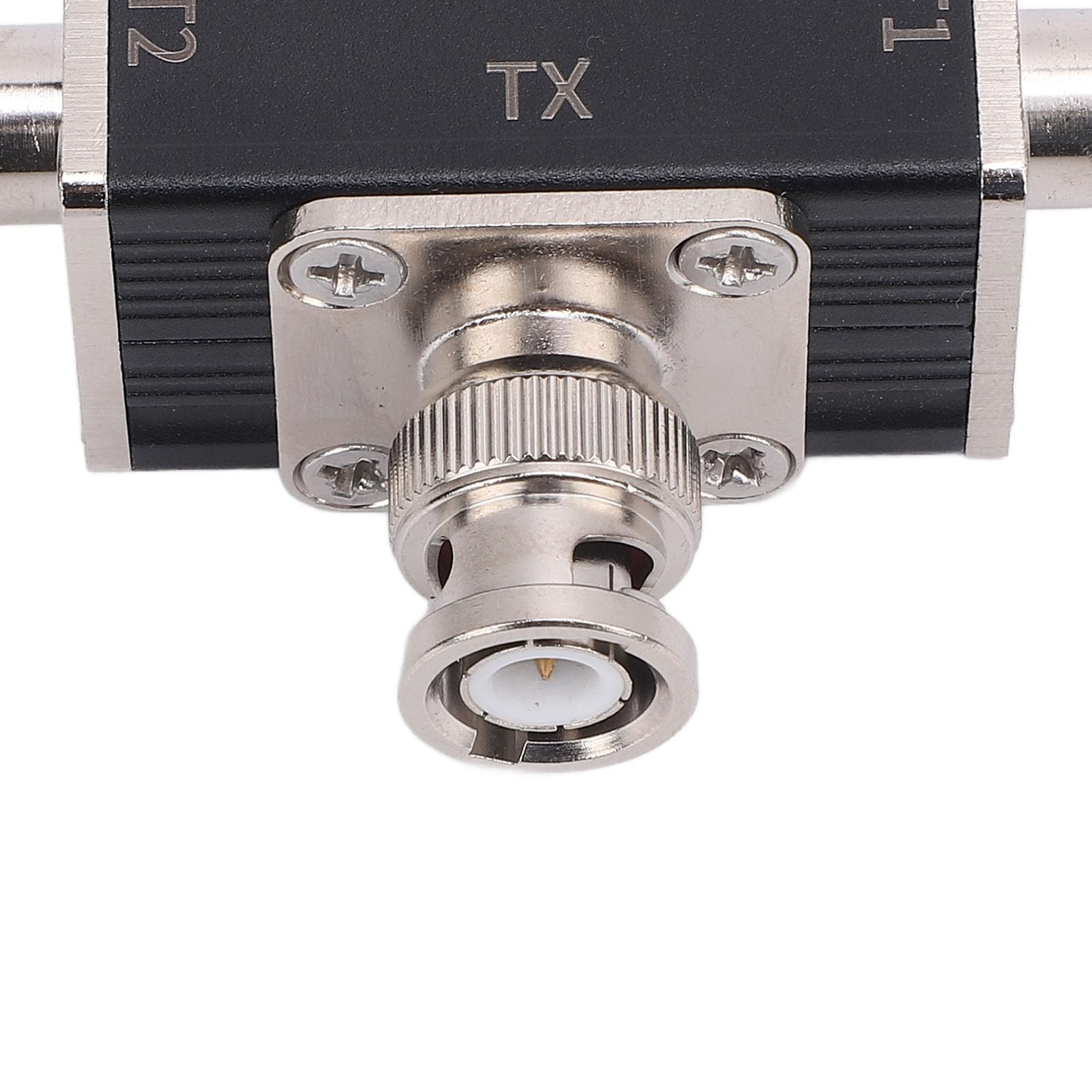 Interruptor de Antena Coaxial Banda Ancha 2 Vías Tres Posiciones 0-50MHz Conector BNC 100W Potencia Máxima Conectores
