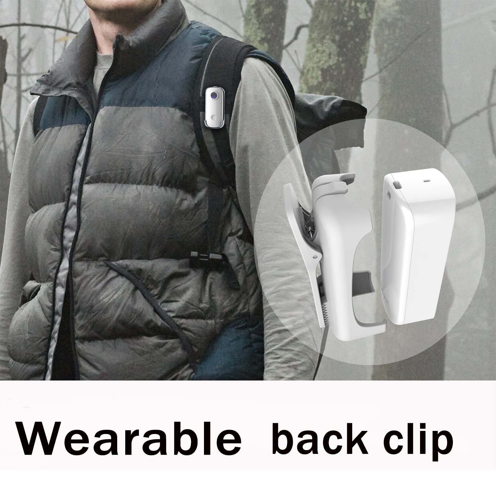 SJCAM C100 Small Thumb Action Camera, 1080P 30FPS Waterproof Sports Video Camera, WiFi Wireless 15MP Imaging with Wearable Accessories for Travel, Sports, Vlog, Weighs 1 oz,(Black)