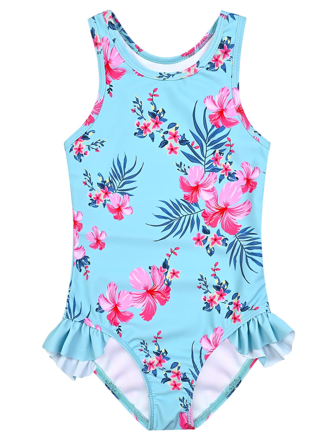 QPANCY Girls Swimsuits Unicorn Bathing Suits Toddler Kids One Piece Swimwear