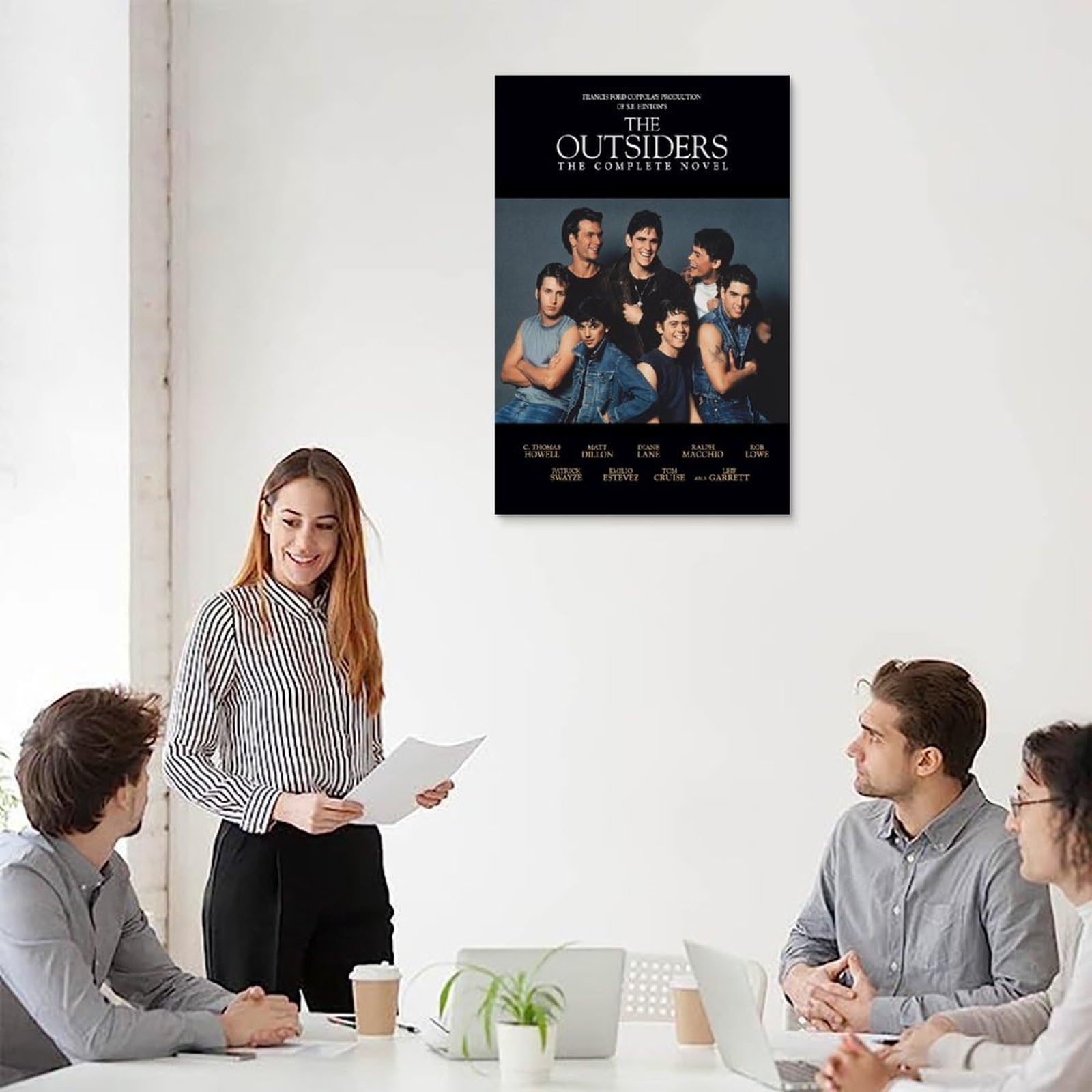 The Outsiders Movie Poster Vintage Posters Canvas Art Poster And