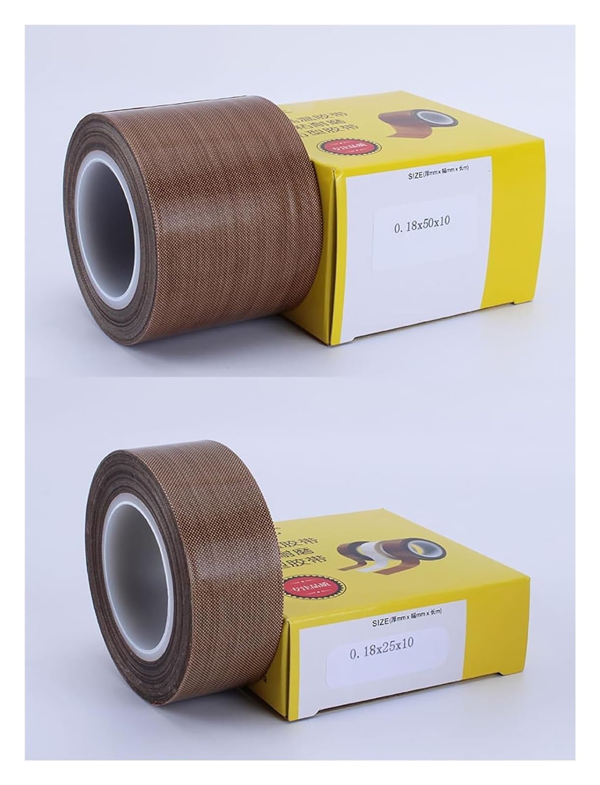 Cinta de teflón, cinta adhesiva de PTFE de 0,18 mm de grosor y 30-50 mm de ancho for máquinas selladoras al vacío e industrias eléctricas, 10 metros de largo, 50 mm(150mm)