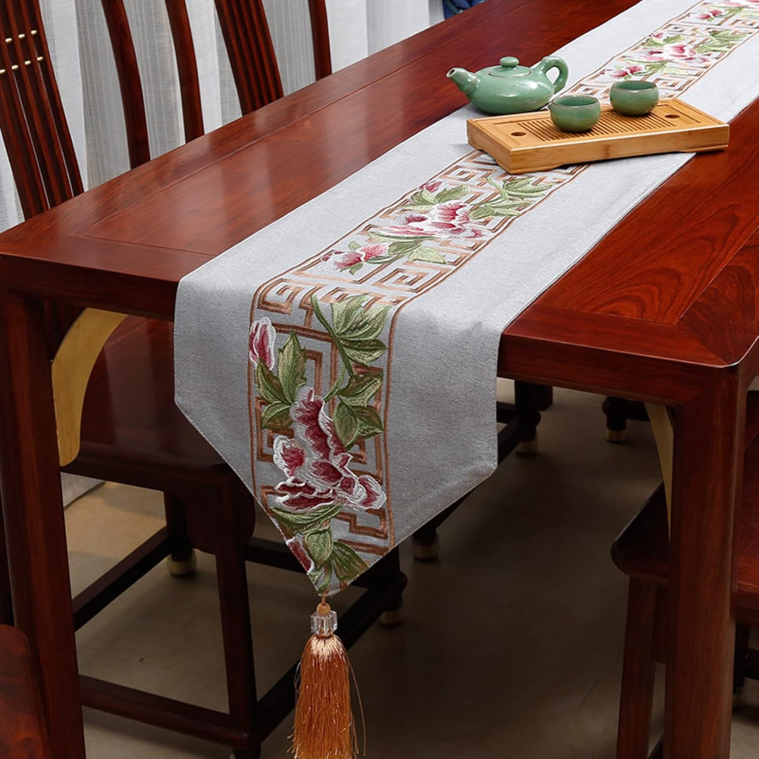 超激得sale テーブルランナー 北欧 33 210cm テーブルクロス タッセル付き Zjp テーブルカバー ランチョンマット 耐熱 テーブルマット おしゃれ 食卓カバー リビング 刺繍 インテリア レストランテーブルフラグ コーヒーテーブルクロス シノワズリ モダン Apaesaoroque Com Br