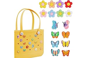 16PCS Butterfly Croc Charms Accessories for Bogg Bag