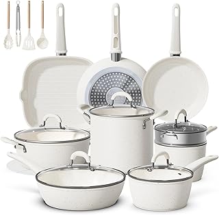 Non-stick ceramic cookware set