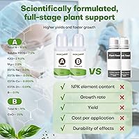 Vista 5 de Ahopegarden 166PCS Kit de cápsulas hidropónicas de hierbas: Kit de cultivo de cualquier cosa con 600ml de alimento A&B para plantas, 40 esponjas