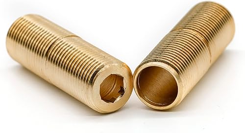 Miniatura 6 de (2 pcs) Brass Pipe Adapter Plumbing, G Thread 12" Male to NPT Thread 12" Male Pipe Fitting Adapter, Seamless and Leakproof (2.5" Length)