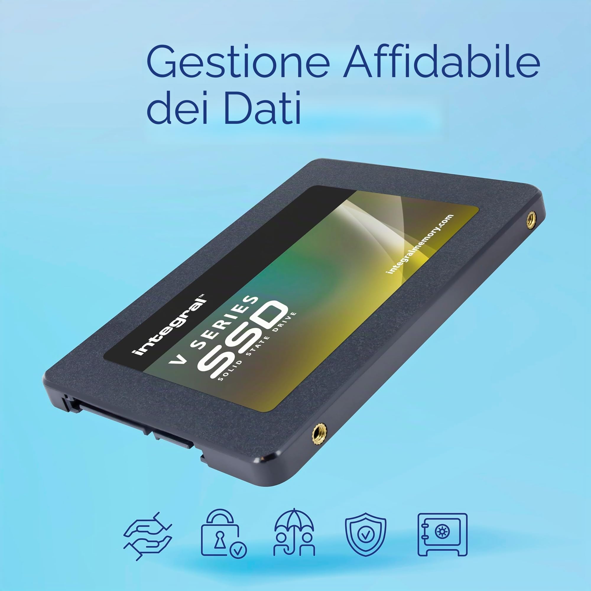Integral Unità SSD interna a stato solido SATA 3 da 240 GB, 2,5", fino a 520 MB/s in lettura e 450 MB/s in scrittura, per laptop, computer desktop/PC
