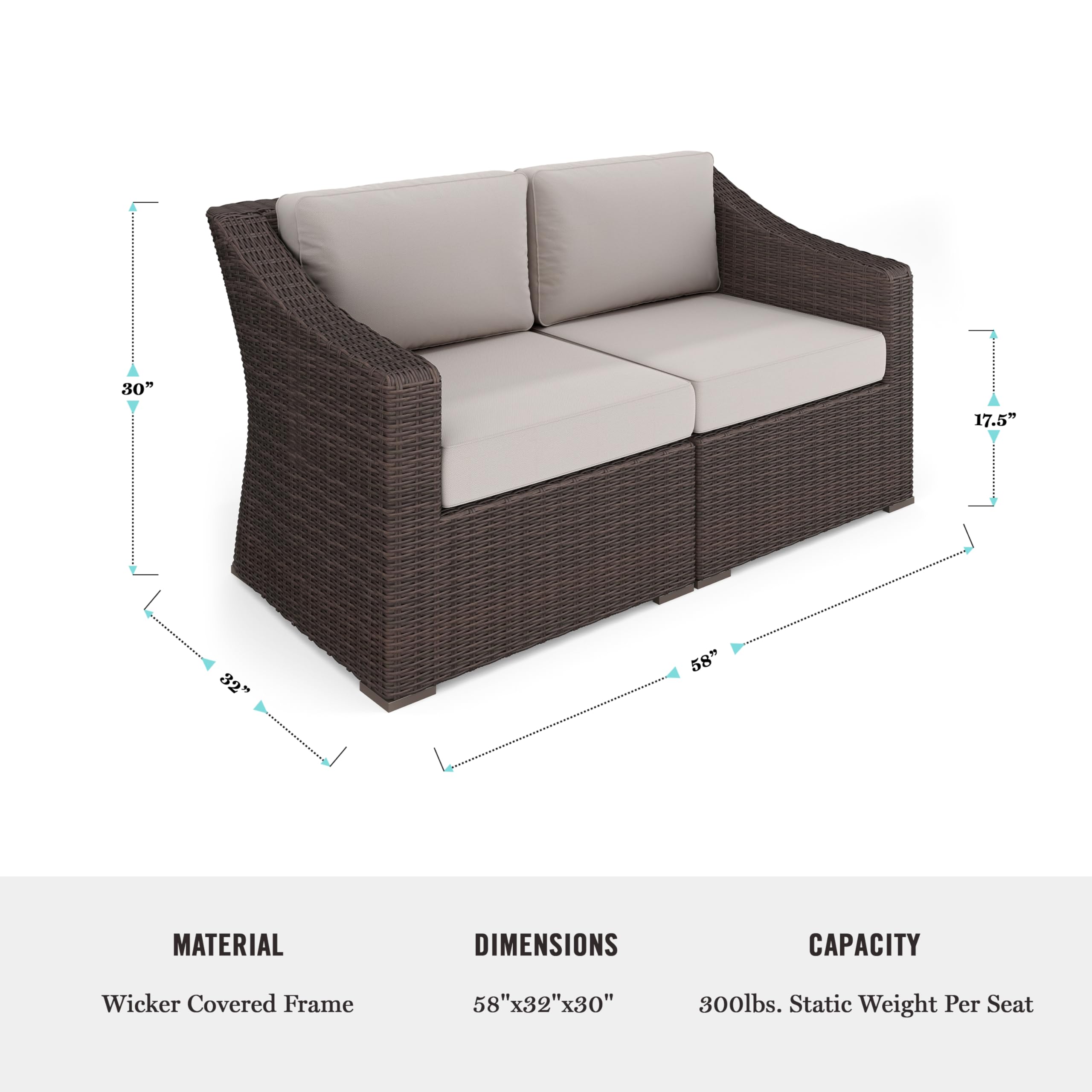 Amazon.com : Martha Stewart Bedford Indoor-Outdoor Modular Patio