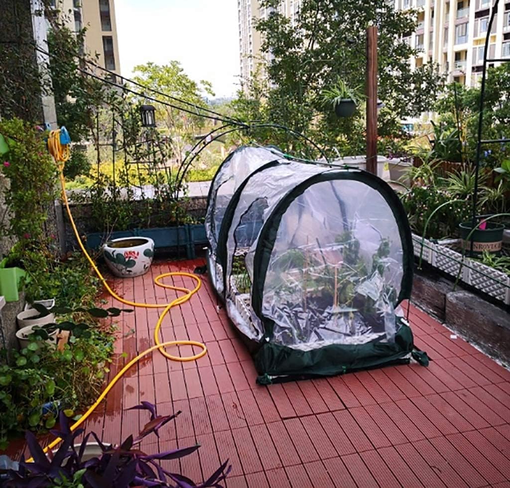 ビニール温室 ポータブル温室フラワーグリーン透明断熱プラント野菜冬の不凍液装置 農業用ビニールハウス