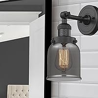 Vista 5 de Innovations 203-PC-G52 Franklin - Aplique de restauración, cristal transparente, cromo pulido