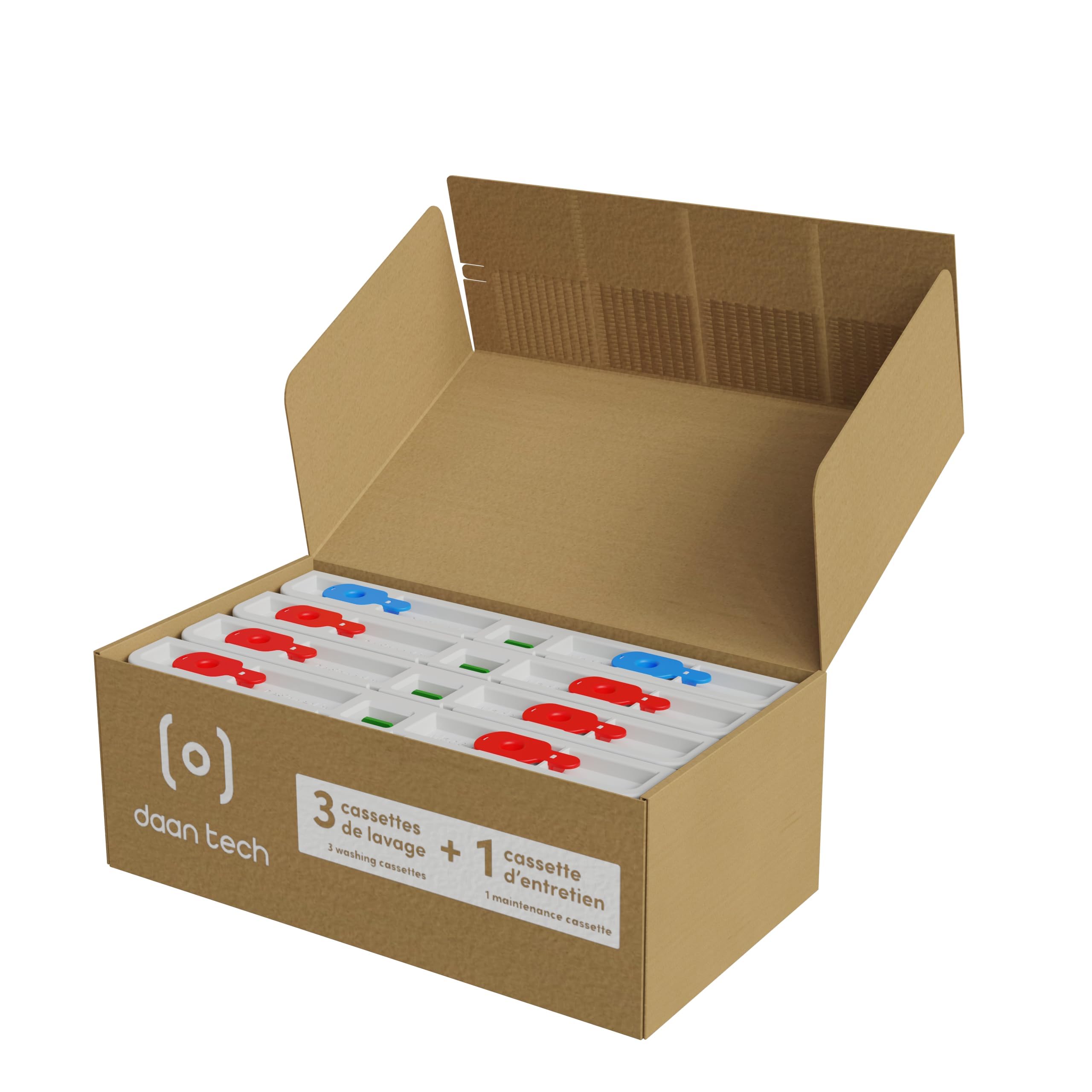 Pack cassettes compilation lavage et entretien (3 cassettes de lavage + 1 cassette d'entretien)