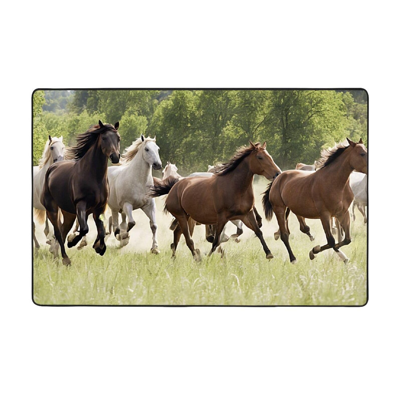 Tapis de salon moderne blanc 152x99 cm ultra doux et antidérapant pour chambre