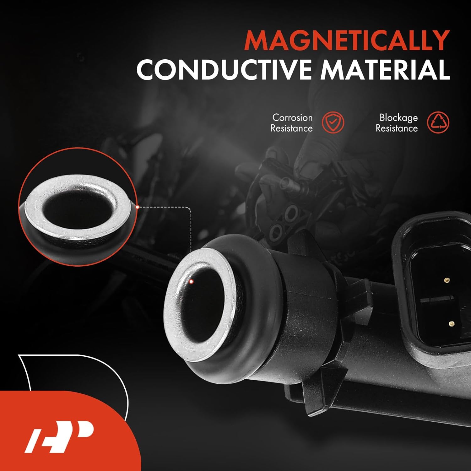 A-Premium Fuel Injectors Compatible with Chevrolet Cavalier 2000-2002 & Pontiac Sunfire 2000-2002, 2.4L 4-PC Set