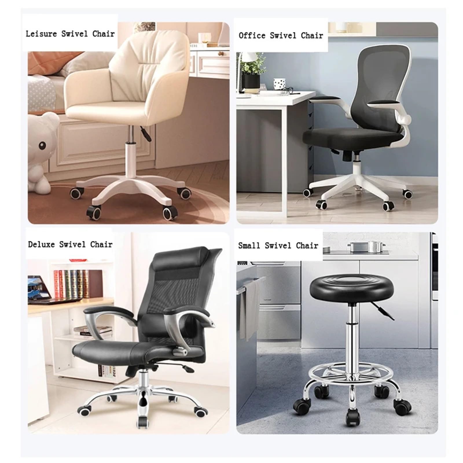 Ruedas giratorias, Ruedas giratorias universales de 2 Pulgadas, Repuesto Silla for Juegos, Oficina, Carro con Ruedas, herrajes for Muebles, 5 uds