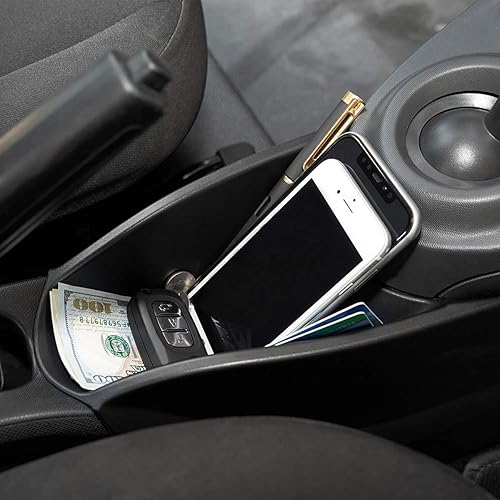 Miniatura 4 de CHEYA Reposabrazos de plástico ABS Consola central Freno de mano Caja de almacenamiento Guante Teléfono Bandeja Organizadores para Mercedes Benz