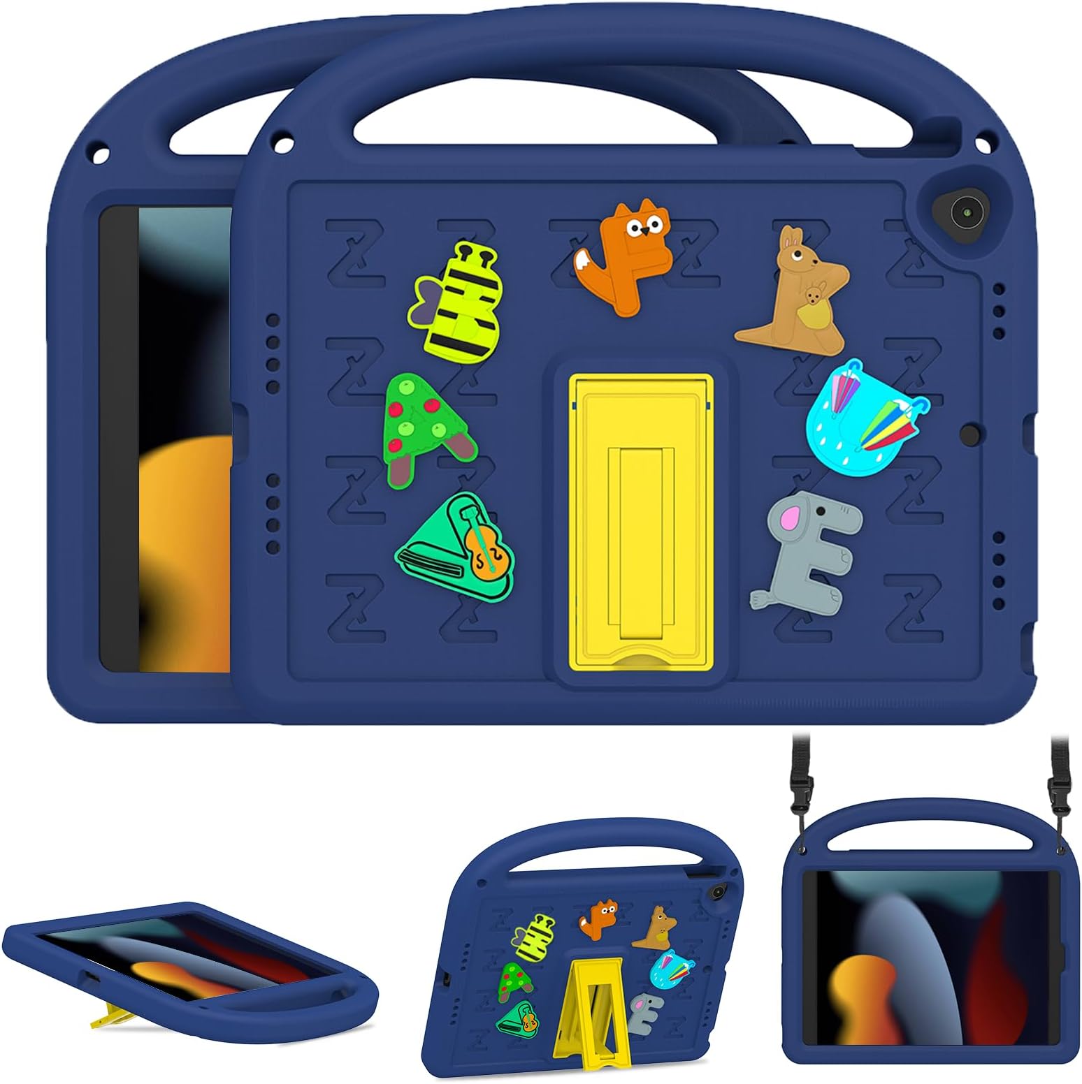 Amazon.com: AGROMI Kids Case for iPad 9th/8th/7th Generation 10.2 Inch ...