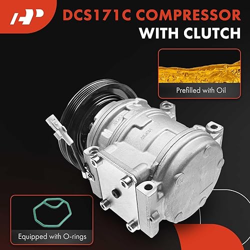 Miniatura 3 de A-Premium Compresor de aire acondicionado con embrague compatible con Nissan Altima 3.5L 2002-2006, Maxima 3.5L 2003-2008