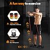 Tabla de flexiones MQRW, gimnasio en casa, equipo de ejercicio portátil, barra de pilates y 20 accesorios de fitness con bandas de resistencia y rueda abdominal, entrenamiento de cuerpo completo en casa 5