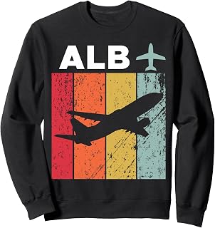 ALB albany Airport Sweatshirt