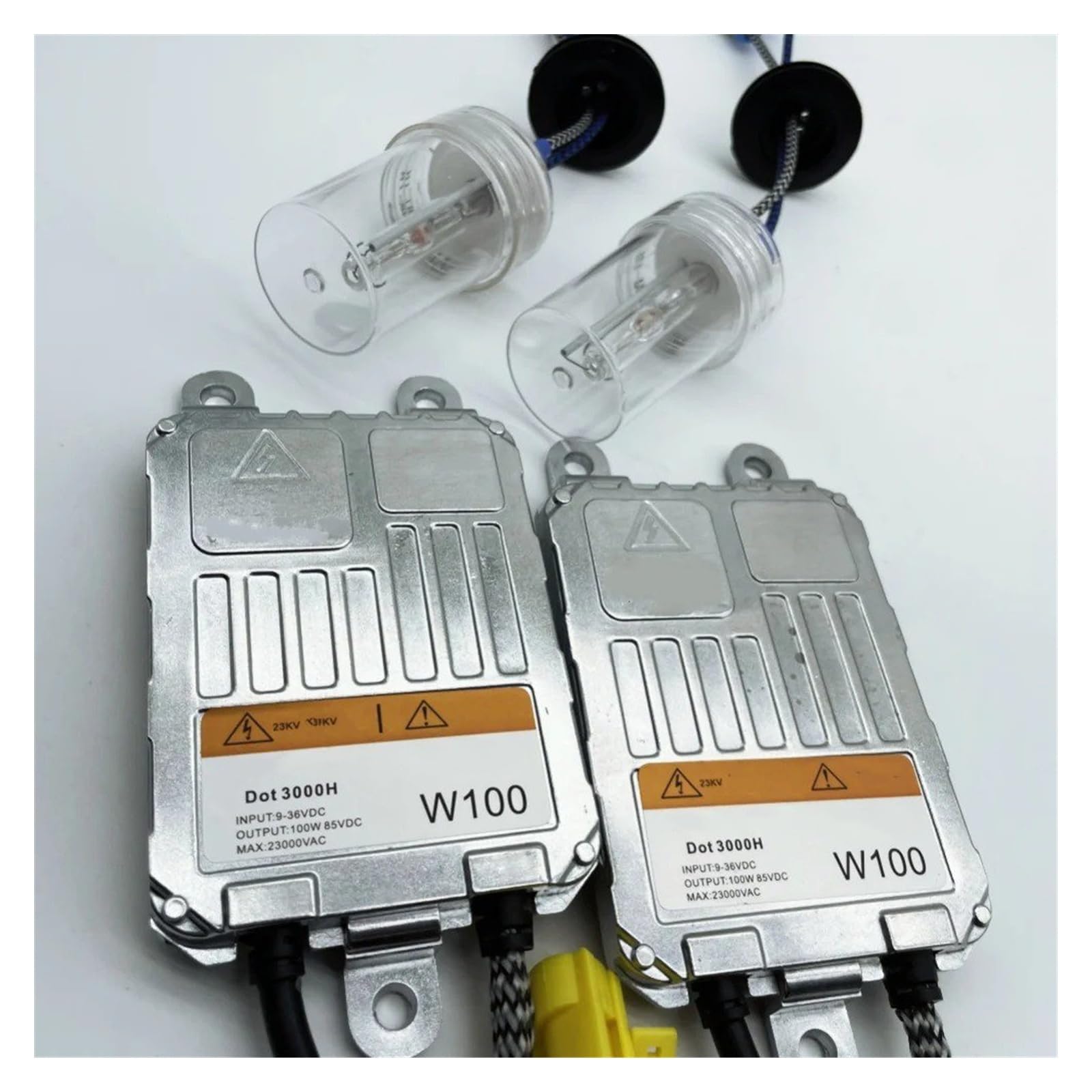 12V 24V 100W Kit De Balasto HID Xenon Bombilla Luz Coche H1 H3 H7 H11 9005 9006 4300k 6000k 8000k Lámpara Faro Automático Balasto De Xenón(8000K,H7)