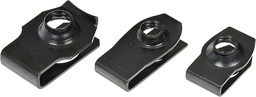 Dorman Surtido de tuercas de clip 961-325D - 5/16 pulgadas-18, 3/8 pulgadas-16, paquete de 5