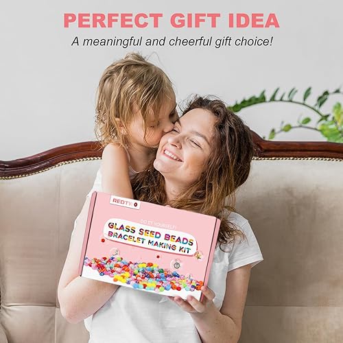 Miniatura 5 de Redtwo 32500 cuentas de semillas de vidrio de 0.079 pulgadas para pulseras, kits de fabricación de joyas, cuentas pequeñas para pulseras de amistad,