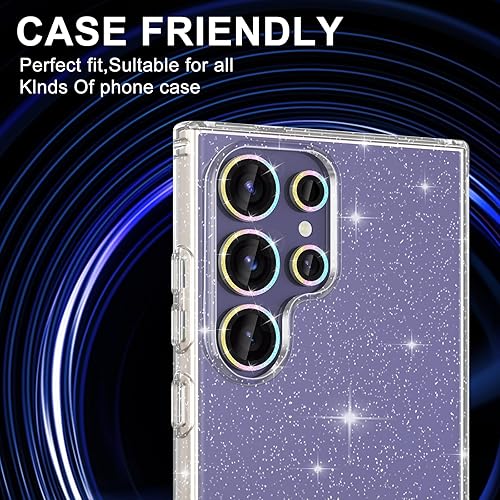 Vista 564 de para Samsung Galaxy Z Flip 7 Protector de Lente de Cámara, Cubierta de Lente de Vidrio Templado con Anillo de Metal Individual, [Fuerte Adhesión] 1