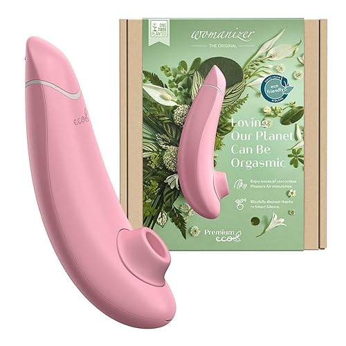 Womanizer Premium Eco Stimulateur clitoridien à succion éco-responsable | Suceur de clitoris avec Autopilot et Smart Silence | Sex Toy aspirant avec 12 niveaux de puissance | Silencieux & étanche - Rose