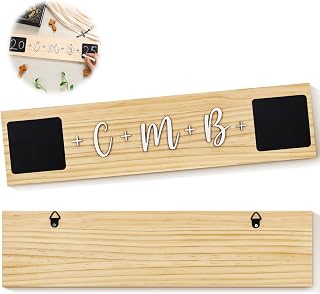 Yousoontic Epiphany Day Home Blessing Sign Catholic House Holiday Door Decorations Three Kings' Day Epiphany Gift Housewarming Wood Sign Christ Bless This House Door Mark, 15.75 x 3.94 x 0.39in