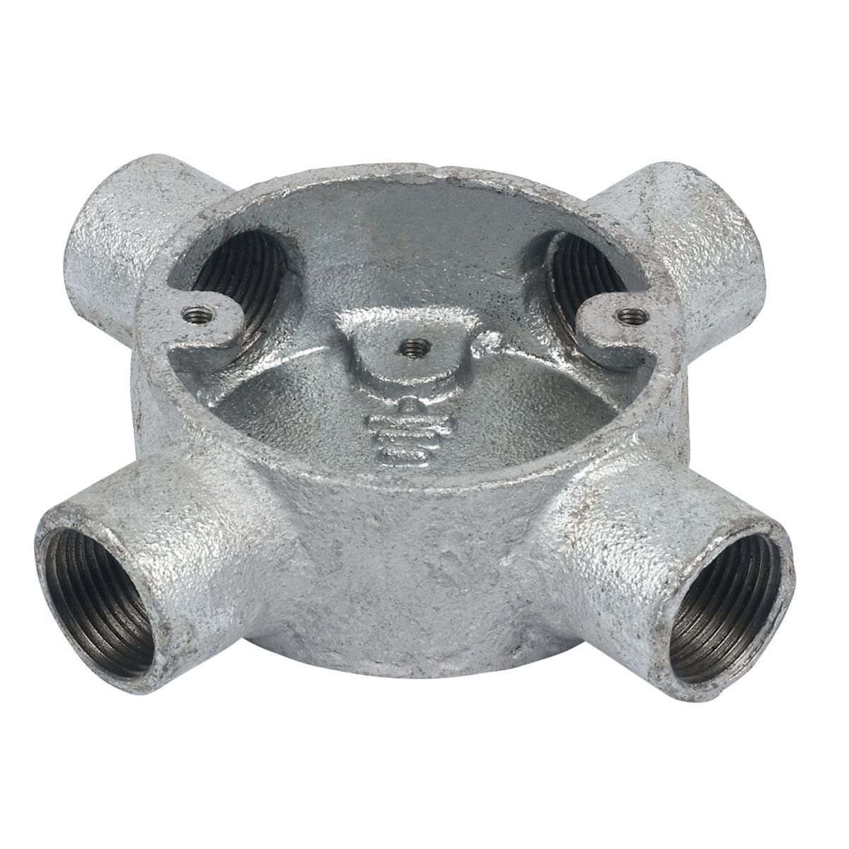20mm 4 Way Galvanised Conduit Box