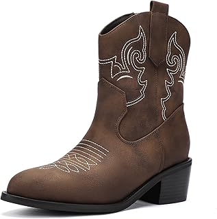 Wide Calf Knee High Boots for Women Square Toe 3.5-Inch Chunky Heel Tall Boots