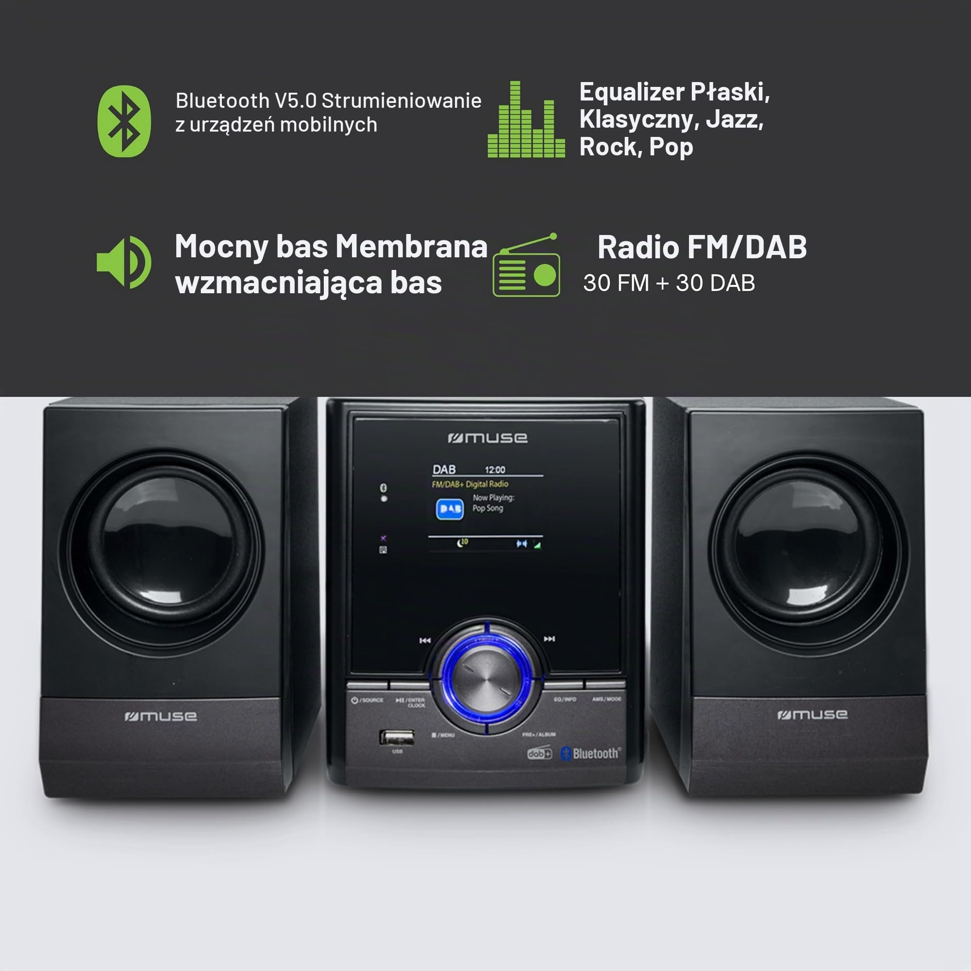MUSE Mikrołańcuch HiFi M-50 DBT