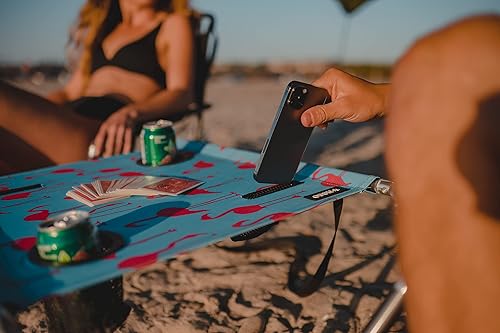 Miniatura 4 de Neso Mesa de playa, ligera, portátil y plegable para playa, campamento y aventuras al aire libre, superficie estable, con portavasos para bebidas y