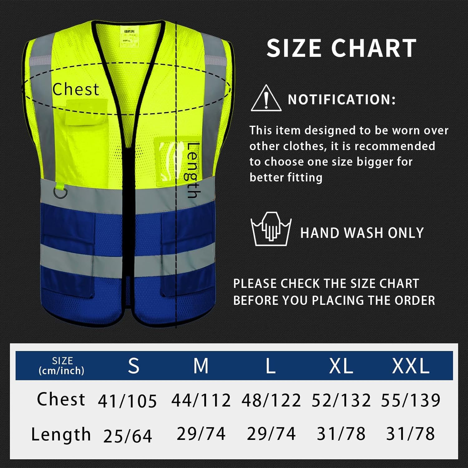 hi vis chaleco reflectante de alta visibilidad, Chaleco de seguridad Chaleco reflectante ligero Chaleco de seguridad de alta visibilidad for correr