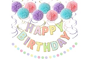 Girls Birthday Decoration: Transform Your Venue into a Flourishing Garden of Pastel Macarons