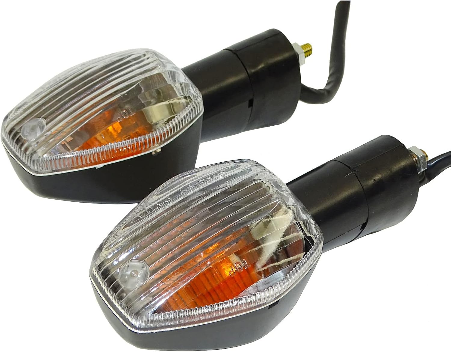 Front + Rear Motorcycle Turn Signals Blinker Bulb Lamp Indicator Light For HONDA CBR929RR CBR954RR Fireblade 2000-2003 / CBR 600 F4 F4i 1999-2006 / RVT1000R RC51 / VTR1000 SP-1 SP-2 (Clear)