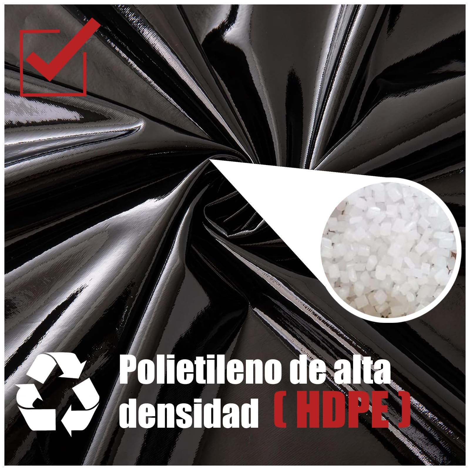 Membrana durevole per stagno per piscine per pesci rivestimento impermeabile resistente agli strappi Copertura per piscina da giardino 6 × 11 m Pellicola impermeabilizzante per stagni pesanti