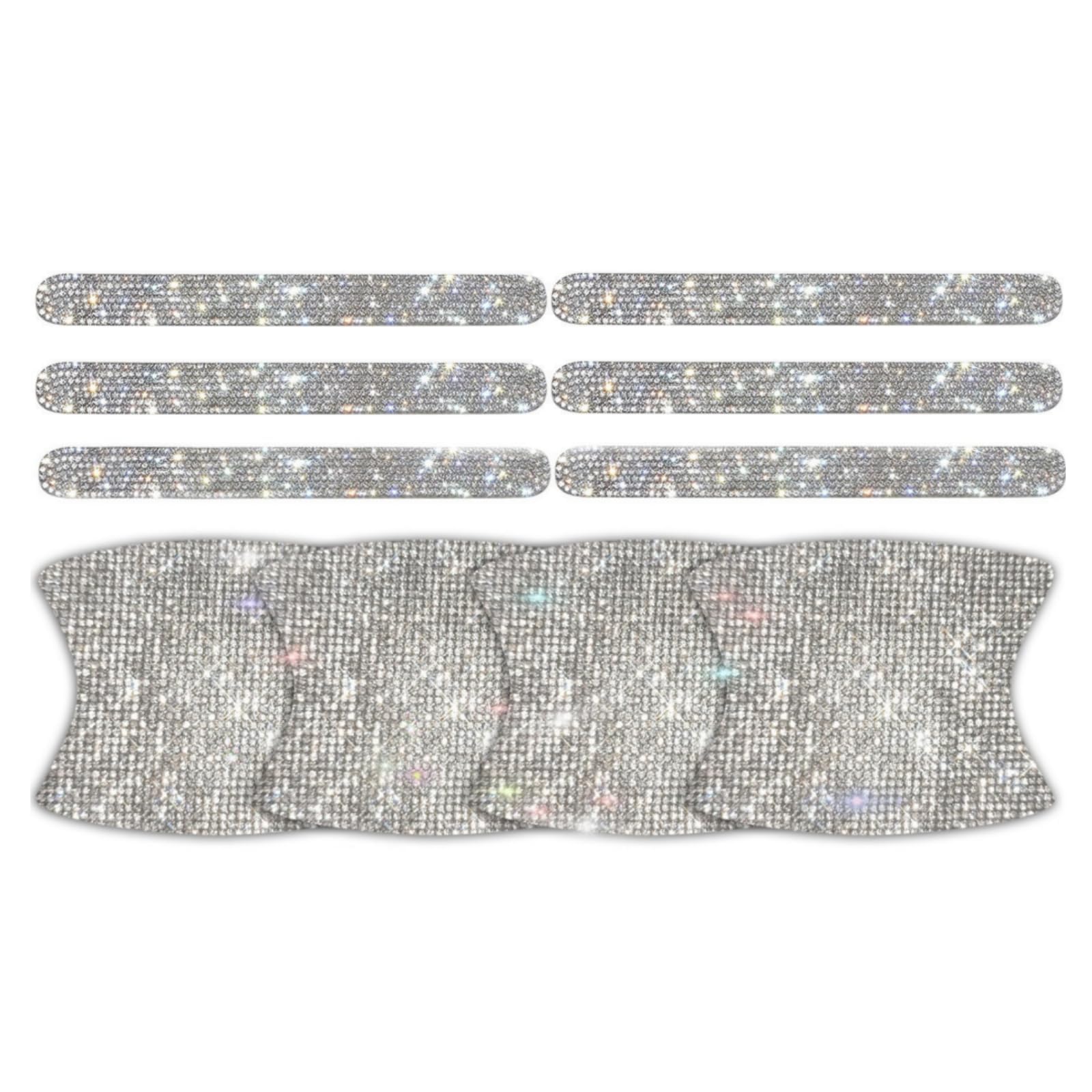 SHANXIYINGHAIBAIHUODIAN 10 Pcs Glitter Car Door Handle Protectorfor Porsche Cayenne Coupé 9YB I 2019-2025,Waterproof Scratch Resistant Bling Car Exterior Accessories Decorative Trim