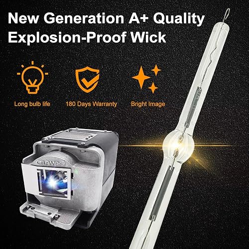 Miniatura 4 de Lámpara de proyector RLC-059  RLC059 de calidad A+ con quemador de lámpara original Phoenix con carcasa de bombilla compatible con Viewsonic Pro8400