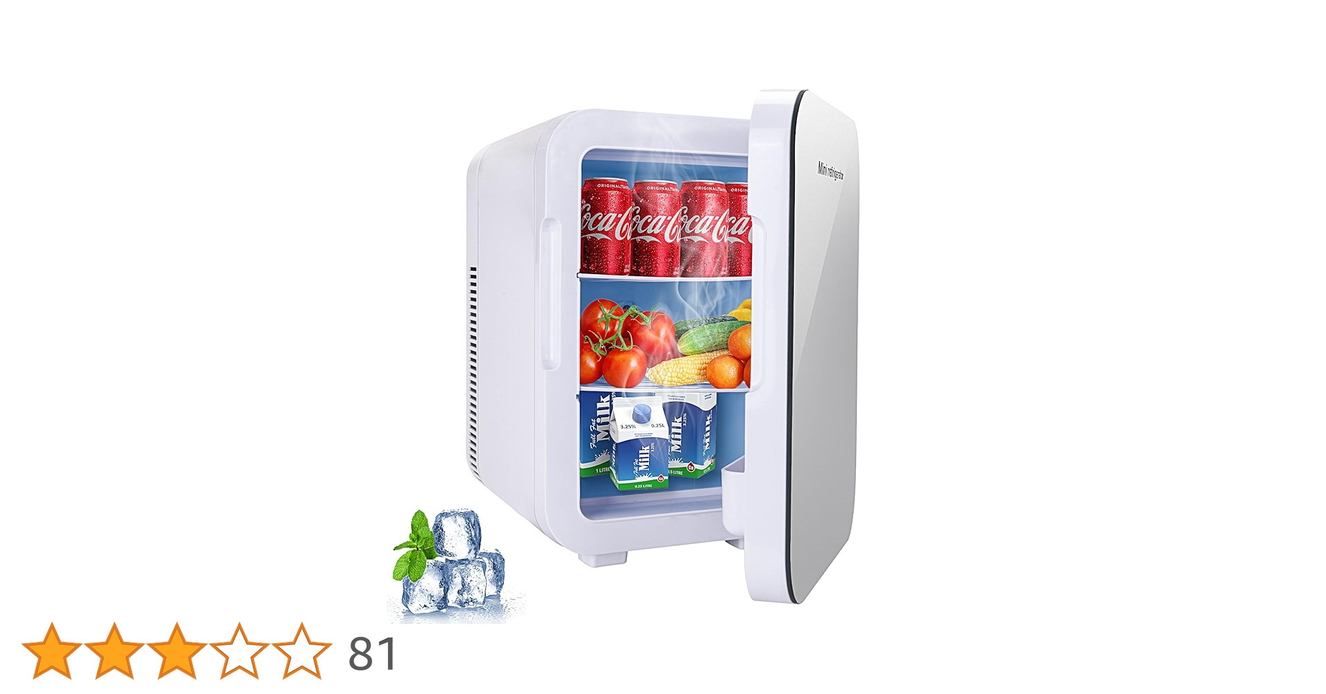 ミニ冷蔵庫 Amazon | 13L 冷蔵庫 小型 保温・保冷両用 ミニ冷蔵庫 冷温庫