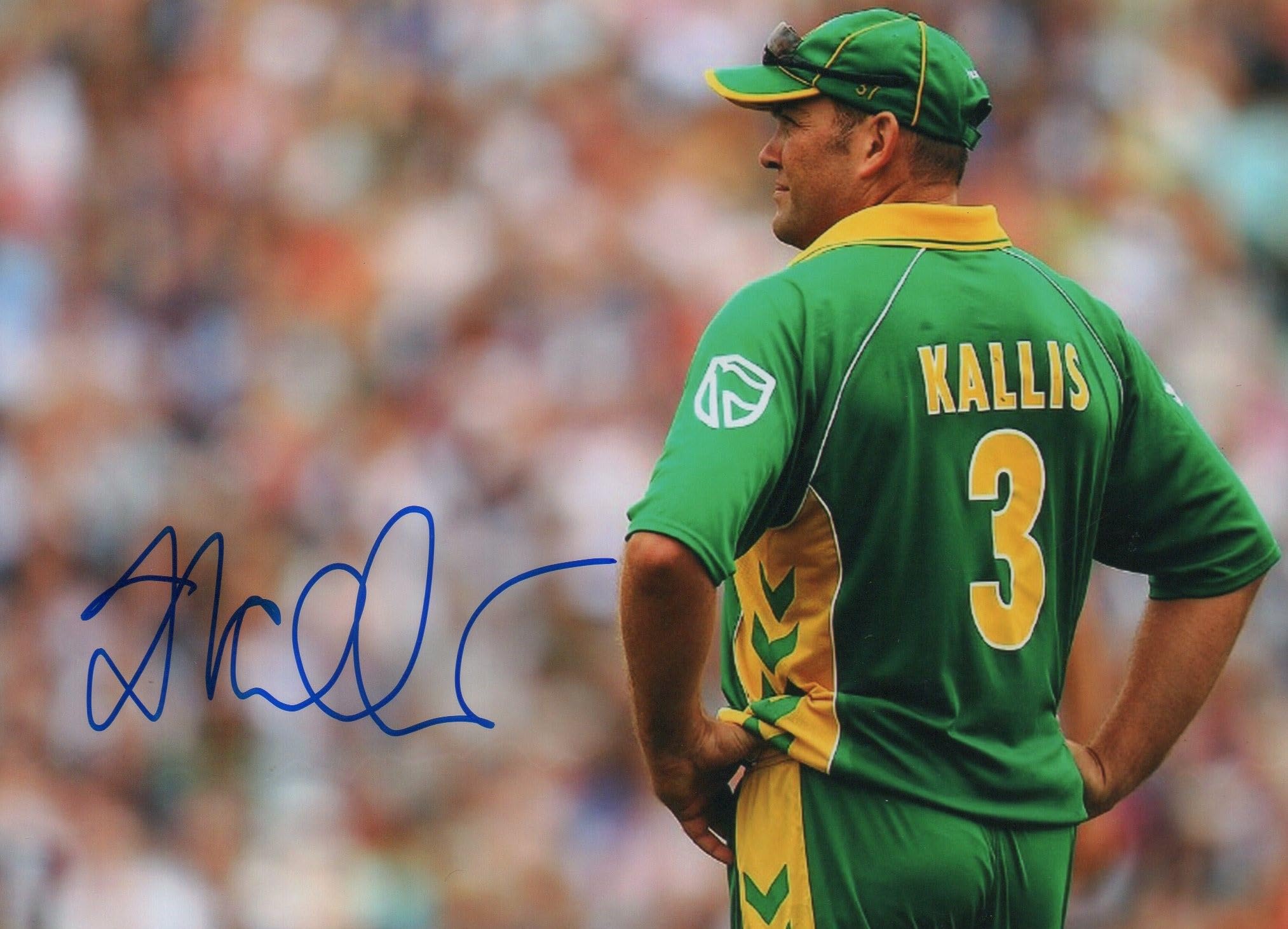 5x7 Inches Original Autographed Photo of South African Cricketer Jacques Kallis-image-46