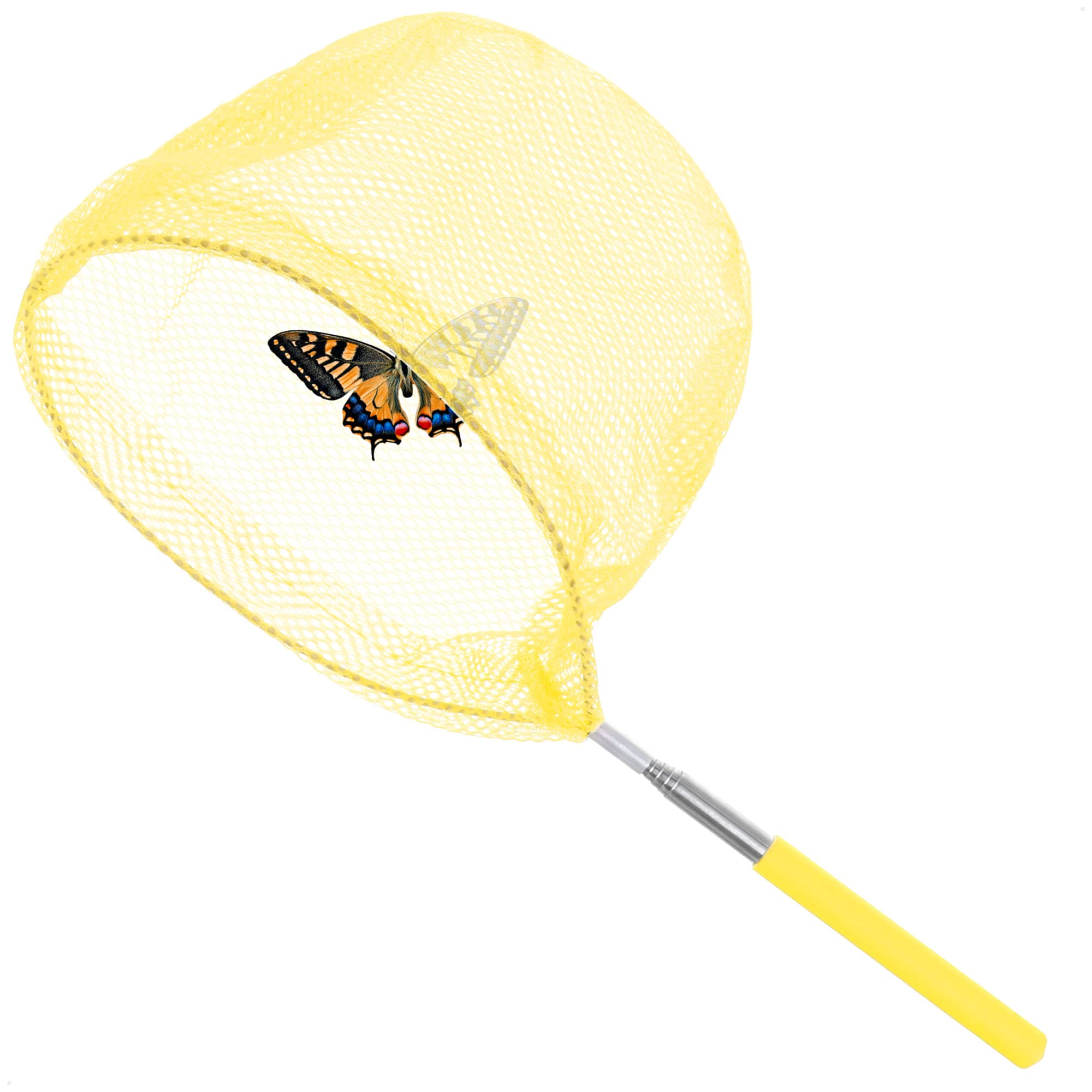 COM-FOUR® 3x extendable net for children, insect net with telescopic rod, fishing net for children - Image 3