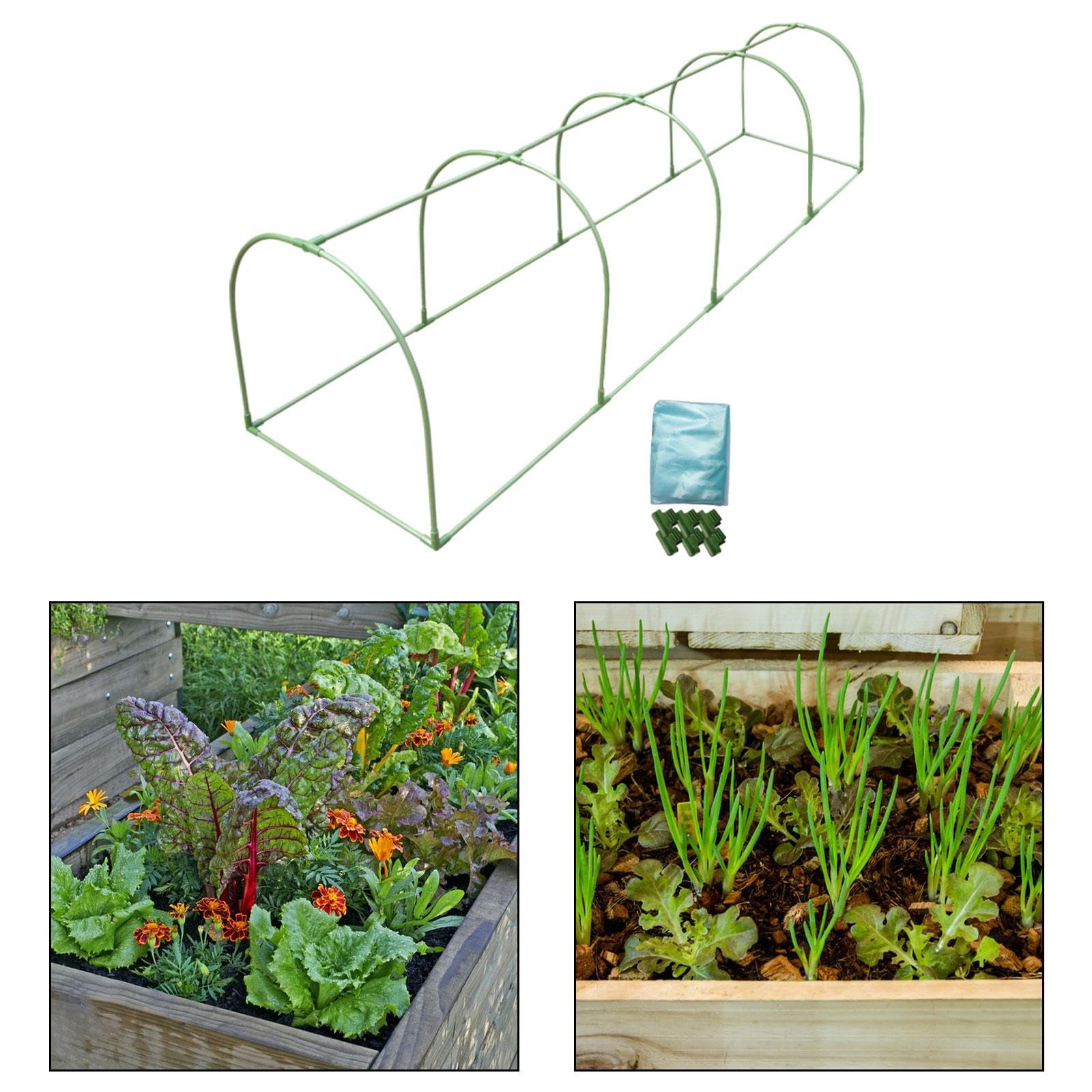 DIY-Mini-Gewächshaus-Set mit Isolierabdeckung 200 x 50 x 50 cm