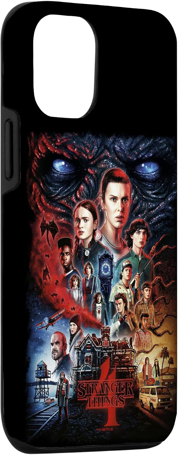 Stranger Things 4 Group Vecna Poster Case for iPhone 12/12 Pro