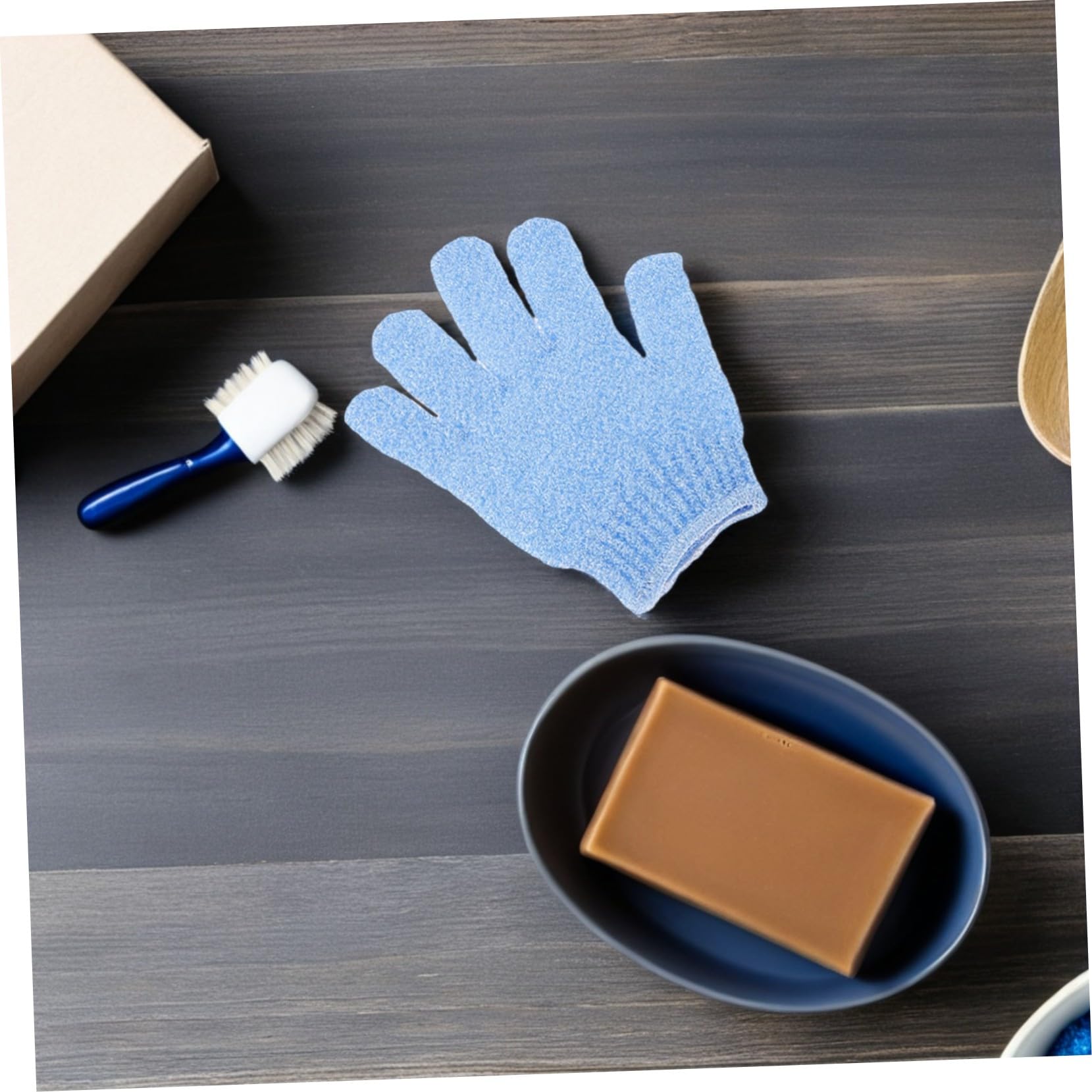 16 Paia Guanti Esfolianti da Doccia in Nylon Guanti Scrub Corpo per Uomo e Donna Esfolianti per Uso Quotidiano Corpo